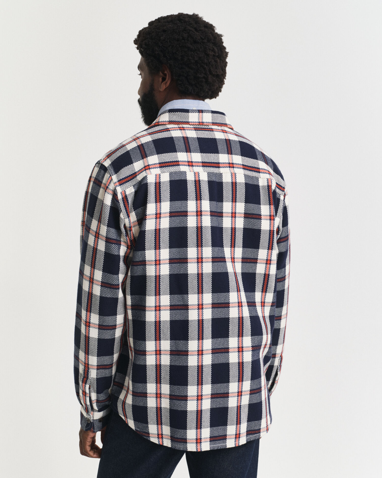 Checked Heavy Twill Overshirt